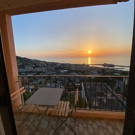 Vue Panoramique Appartamento Bastia (Corsica)